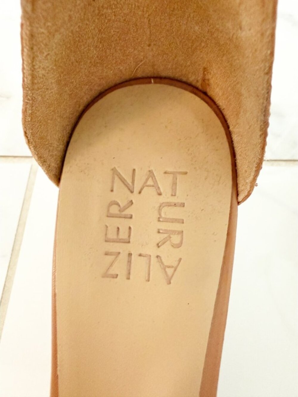 Naturalizer Vera Leather Ankle Strap Dress Sandals in Frappe 7M NWOT - Picture 6 of 12